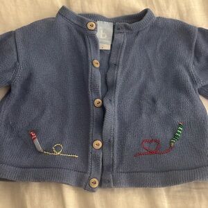 Bella Bliss blue Button-Up Cardigan